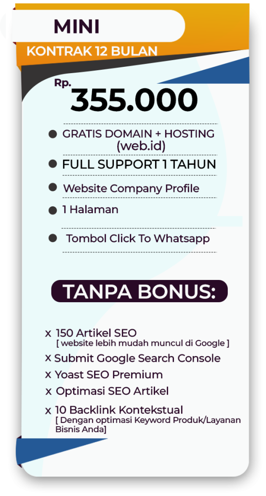 Jasa Pembuatan Website company profile murah